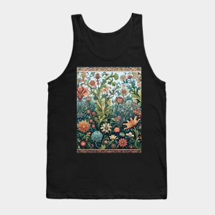 Islamic Grandeur Unveiled: Timeless Art, Floral Motifs, and Vibrant Ornaments Tank Top